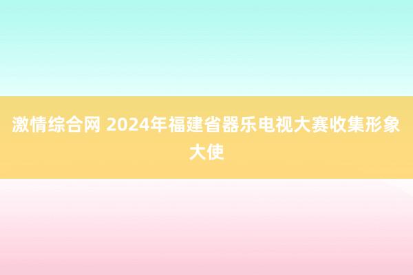 激情综合网 2024年福建省器乐电视大赛收集形象大使