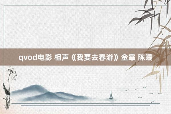 qvod电影 相声《我要去春游》金霏 陈曦